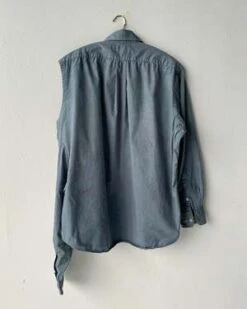 VINCETTAFiber Reactive Dyed Half Sleeve Shirt - Blue -CYNTHIA Clothing Shop Fiber Reactive Dyed Half Sleeve Shirt 20231026005948 1