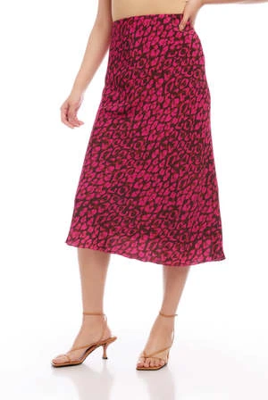 Fifteen TwentyBias Midi Skirt - Leopard 4 Fifteen TwentyBias Midi Skirt - Leopard - Image 2