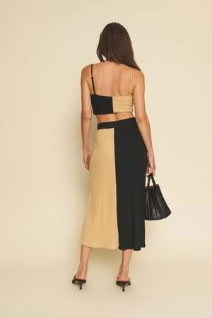 Whimsy + RowWhimsy + Row Finn Skirt - Sand/Black 4 Whimsy + RowWhimsy + Row Finn Skirt - Sand/Black - Image 2