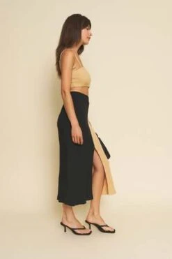 Whimsy + RowWhimsy + Row Finn Skirt - Sand/Black 8 Whimsy + RowWhimsy + Row Finn Skirt - Sand/Black -CYNTHIA Clothing Shop Finn Skirt in Sand Black 20220913214505 2