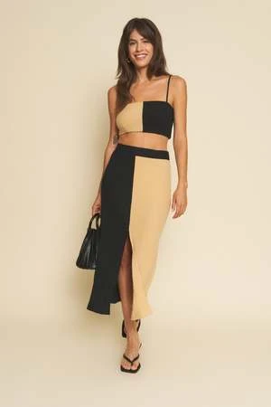 Whimsy + RowWhimsy + Row Finn Skirt - Sand/Black 3 Whimsy + RowWhimsy + Row Finn Skirt - Sand/Black
