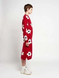 Bobo ChosesFloral Jacquard Pencil Skirt - Burgundy Red 12 Bobo ChosesFloral Jacquard Pencil Skirt - Burgundy Red -CYNTHIA Clothing Shop Floral Jacquard Pencil Skirt 20230823074522 2