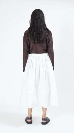 Sara LanziGathered Skirt - White -CYNTHIA Clothing Shop Gathered Skirt in White 20220506022039 2