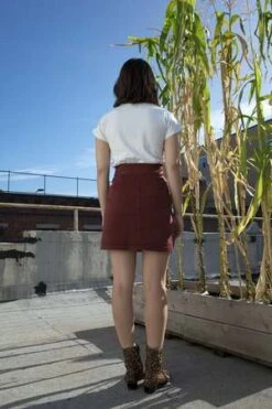 LoupGina Skirt - Cocoa 11 LoupGina Skirt - Cocoa -CYNTHIA Clothing Shop Gina Skirt Petite Exclusive Cocoa 20221118231751 2