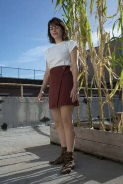 LoupGina Skirt - Cocoa 14 LoupGina Skirt - Cocoa -CYNTHIA Clothing Shop Gina Skirt Petite Exclusive Cocoa 20221118231752 2