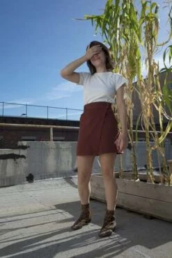 LoupGina Skirt - Cocoa 15 LoupGina Skirt - Cocoa -CYNTHIA Clothing Shop Gina Skirt Petite Exclusive Cocoa 20221118231752 3