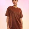 CYNTHIA ROWLEYGlitter Tee - Bronze -CYNTHIA Clothing Shop Glitter Top 20221117003126