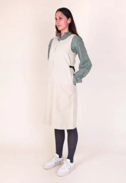 GramicciCanvas Mid-Length Dress - Dusty Greige 8 GramicciCanvas Mid-Length Dress - Dusty Greige -CYNTHIA Clothing Shop Gramicci Canvas Mid Length Dress Dusty Greige 20230919133748 1