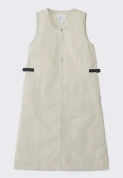 GramicciCanvas Mid-Length Dress - Dusty Greige 11 GramicciCanvas Mid-Length Dress - Dusty Greige -CYNTHIA Clothing Shop Gramicci Canvas Mid Length Dress Dusty Greige 20230919133749 2