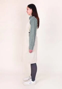 GramicciCanvas Mid-Length Dress - Dusty Greige 9 GramicciCanvas Mid-Length Dress - Dusty Greige -CYNTHIA Clothing Shop Gramicci Canvas Mid Length Dress Dusty Greige 20230919133749