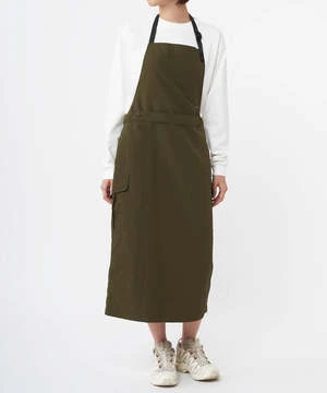 GramicciNylon Tussah Covertible Apron Dress - Deep Olive 4 GramicciNylon Tussah Covertible Apron Dress - Deep Olive - Image 2