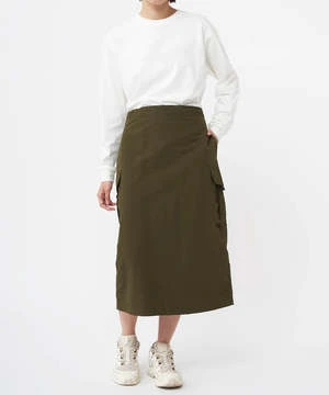 GramicciNylon Tussah Covertible Apron Dress - Deep Olive 5 GramicciNylon Tussah Covertible Apron Dress - Deep Olive - Image 3