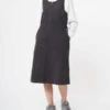 GramicciWAFFLE CORD MID-LENGTH DRESS - FOGGY PINE DYE
