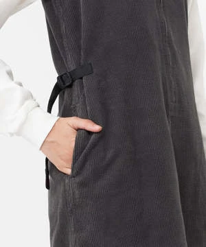 GramicciWAFFLE CORD MID-LENGTH DRESS - FOGGY PINE DYE 5 GramicciWAFFLE CORD MID-LENGTH DRESS - FOGGY PINE DYE - Image 3