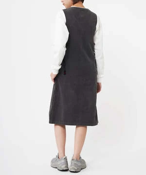 GramicciWAFFLE CORD MID-LENGTH DRESS - FOGGY PINE DYE 4 GramicciWAFFLE CORD MID-LENGTH DRESS - FOGGY PINE DYE - Image 2