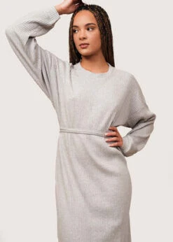 BaserangeShaw Long Sleeve Kaftan - Grey -CYNTHIA Clothing Shop Grey Shaw Long Sleeve Kaftan 20231012220750 1