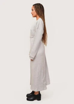 BaserangeShaw Long Sleeve Kaftan - Grey -CYNTHIA Clothing Shop Grey Shaw Long Sleeve Kaftan 20231012220750 2