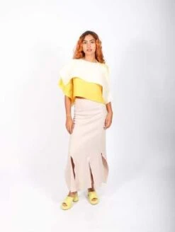 Grind And GlazeLinear Skirt - Oyster 12 Grind And GlazeLinear Skirt - Oyster -CYNTHIA Clothing Shop Grind and Glaze Linear Skirt Oyster 20230830213324 1
