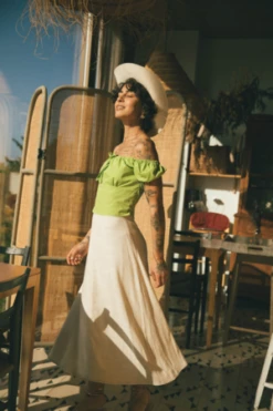 SIZHESPERO SKIRT - LINEN -CYNTHIA Clothing Shop HESPERO SKIRT LINEN 20230325222622