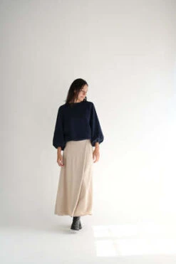 COG The Big SmokeHalo Semi Flare Skirt - Cream