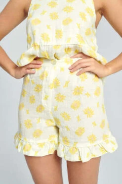 HelmstedtMira Shorts - Sunflower Field -CYNTHIA Clothing Shop Helmstedt Mira Shorts Sunflower Field 20220610002609 1