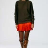 TibiItalian Sporty Mini Skirt - Red -CYNTHIA Clothing Shop Italian Sporty Mini Skirt 20230125211419