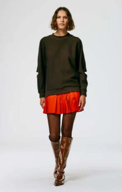 TibiItalian Sporty Mini Skirt - Red