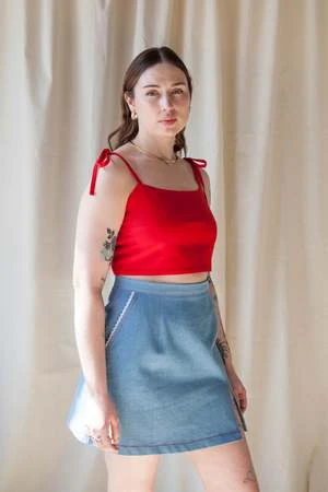 Hannah IsoldeJESSICA Skirt - Denim 4 Hannah IsoldeJESSICA Skirt - Denim - Image 2