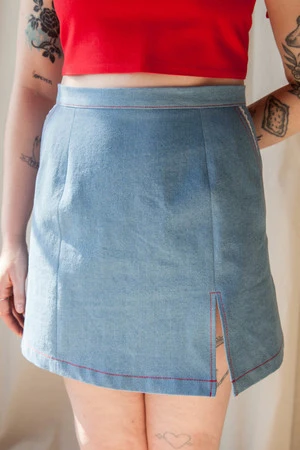 Hannah IsoldeJESSICA Skirt - Denim 6 Hannah IsoldeJESSICA Skirt - Denim - Image 4