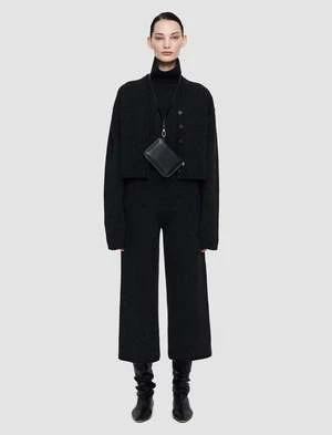 JosephTweed Knit Culotte Pants - Black 3 JosephTweed Knit Culotte Pants - Black