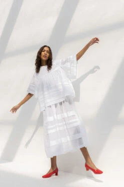 KowtowCamile Dress - White -CYNTHIA Clothing Shop KOWTOW CAMILE DRESS WHITE 20230104101211
