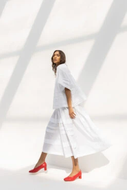 KowtowCamile Dress - White -CYNTHIA Clothing Shop KOWTOW CAMILE DRESS WHITE 20230104101230