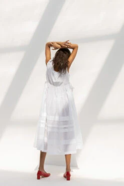 KowtowCamile Dress - White -CYNTHIA Clothing Shop KOWTOW CAMILE DRESS WHITE 20230104101240