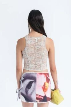 ArthurLace Sport Tank - Powder -CYNTHIA Clothing Shop Lace Sport Tank 20231102020606 1