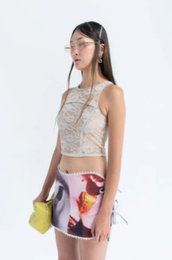 ArthurLace Sport Tank - Powder