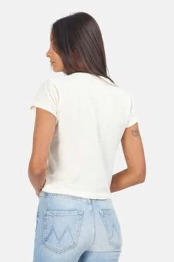 Blue&CreamLampin Tee - Ecru -CYNTHIA Clothing Shop Lampin Tee Ecru 20220811093101 2