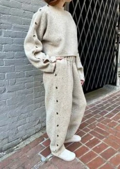 Lauren ManoogianButton Trouser - Antique Tweed