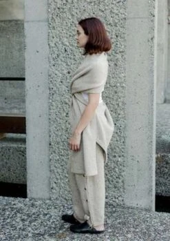 Lauren ManoogianButton Trouser - Antique Tweed -CYNTHIA Clothing Shop Lauren Manoogian Button Trouser Antique Tweed 20231013014054