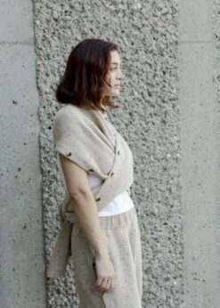 Lauren ManoogianButton Trouser - Antique Tweed -CYNTHIA Clothing Shop Lauren Manoogian Button Trouser Antique Tweed 20231013014057