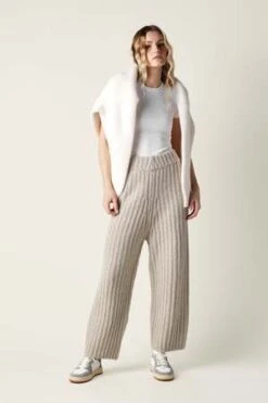 Lauren ManoogianPlush Rib Pants - Putty -CYNTHIA Clothing Shop Lauren Manoogian Plush Rib Pants Putty 20231018011508 1