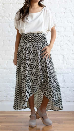 By TogetherLet's Groove Skirt - Black/White 5 By TogetherLet's Groove Skirt - Black/White - Image 3