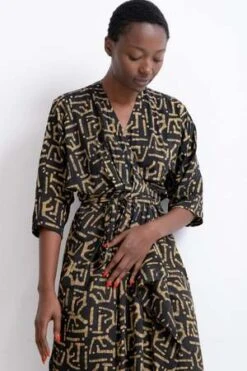 Osei-DuroLetsa Wrap Dress - Chale -CYNTHIA Clothing Shop Letsa Dress in Chale 20231002211142 2