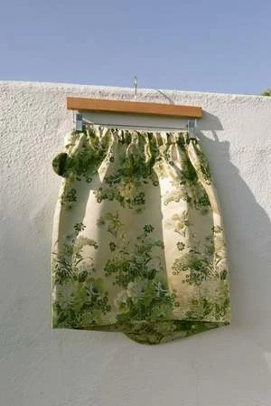 Jess MeanySatin Verbena Skirt - Lime 7 Jess MeanySatin Verbena Skirt - Lime - Image 5