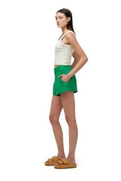 LinenLinen Boop Short - Gummy Green 8 LinenLinen Boop Short - Gummy Green -CYNTHIA Clothing Shop Linen Boop Short in Gummy Green 20231025223627 2