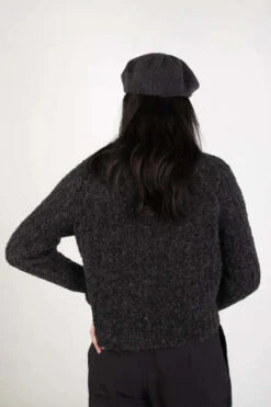 Micaela GregLoop Rib Top - Charcoal Alpaca -CYNTHIA Clothing Shop Loop Rib Top Charcoal Alpaca 20231006170205