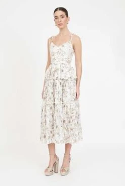 CHRISTY LYNNLora Skirt - Ivory Magnolia -CYNTHIA Clothing Shop Lora Skirt Ivory Magnolia 20230610055032 1