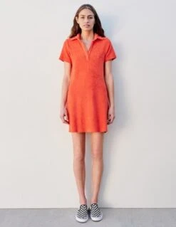 SundryMini Polo Dress - Tango -CYNTHIA Clothing Shop MINI POLO DRESS 20231012092308 2
