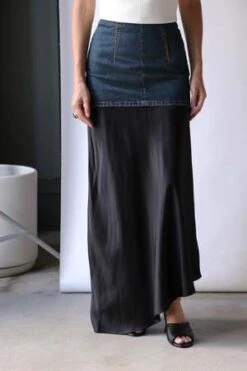 MM6 Maison MargielaLong Skirt - Black