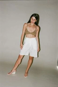 Maryam Nassir ZadehLulu Shorts - Hielo