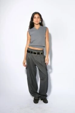 Maryam Nassir ZadehMelange Rodeo Pant - Black -CYNTHIA Clothing Shop Melange Rodeo Pant 20231030021953 1